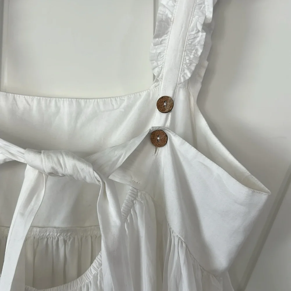 Free People Isabella White Maxi Dress - Picture 13 of 13
